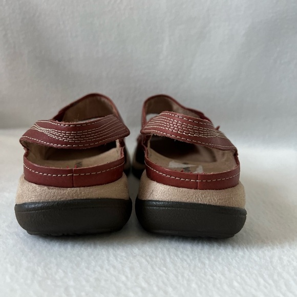 Romika Size 36/6 Red/Creme Leather multicolor Accent Stitching Casual Slip On. - Picture 7 of 16